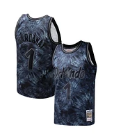 Mitchell & Ness Men's Penny Hardaway Black Orlando Magic Hardwood Classics 1984/85 Tie-Dye Swingman Jersey