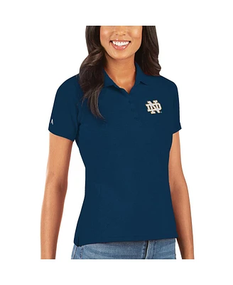 Antigua Women's Navy Notre Dame Fighting Irish Legacy Pique Polo