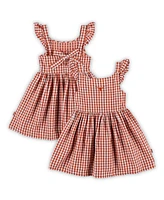 Garb Girls Toddler Texas Orange Longhorns Constance Gingham Dress