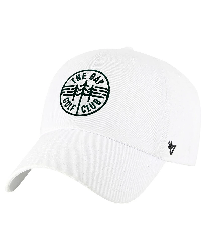 '47 Brand Men's White Tgl The Bay Golf Club Clean Up Adjustable Hat