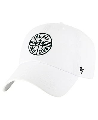 '47 Brand Men's White Tgl The Bay Golf Club Clean Up Adjustable Hat