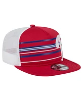 New Era Men's Red Philadelphia Phillies 9FIFTY A-Frame Trucker Snapback Hat