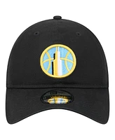 New Era Men's Angel Reese Black Chicago Sky Name Number Sidepatch 9TWENTY Adjustable Hat