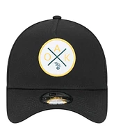 New Era Men's Black Oakland Athletics 9FORTY A-Frame Adjustable Hat