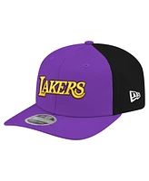 New Era Men's Purple Los Angeles Lakers Statement Edition Jersey Hook 9SEVENTY Stretch-Snap Hat