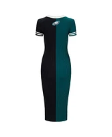 Staud Women's Midnight Green/Black Philadelphia Eagles Colleen Dress