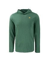 Cutter & Buck Men's Green Notre Dame Fighting Irish Coastline Epic Comfort Eco Long Sleeve Hoodie T-Shirt