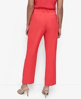 Dkny Petite Front Seam Flare-Leg Pants