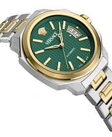 Versace Men's Swiss Automatic Dylos Two-Tone Stainless Steel Bracelet Watch 42mm
