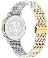 Versace Women's Swiss Greca Fortuna Two-Tone Stainless Steel Bracelet Watch 35mm