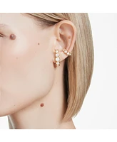 Swarovski Imber Gold-Tone Plated Round Cut Ear Cuff Sets