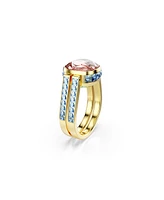 Swarovski Chroma Gold-Tone Plated Ring