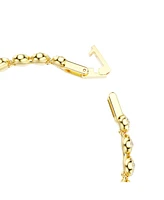 Swarovski Una Angelic Gold-Tone Plated Round Cut Necklace and Bracelet Set