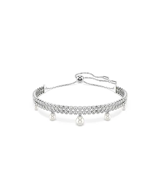 Ariana Grande x Swarovski Round Cut White Rhodium Plated Bracelet