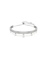 Ariana Grande x Swarovski Round Cut White Rhodium Plated Bracelet