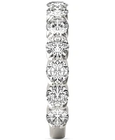 Charles & Colvard Moissanite Trellis Set Wedding Band (1-1/2 ct. t.w) in 14k White Gold
