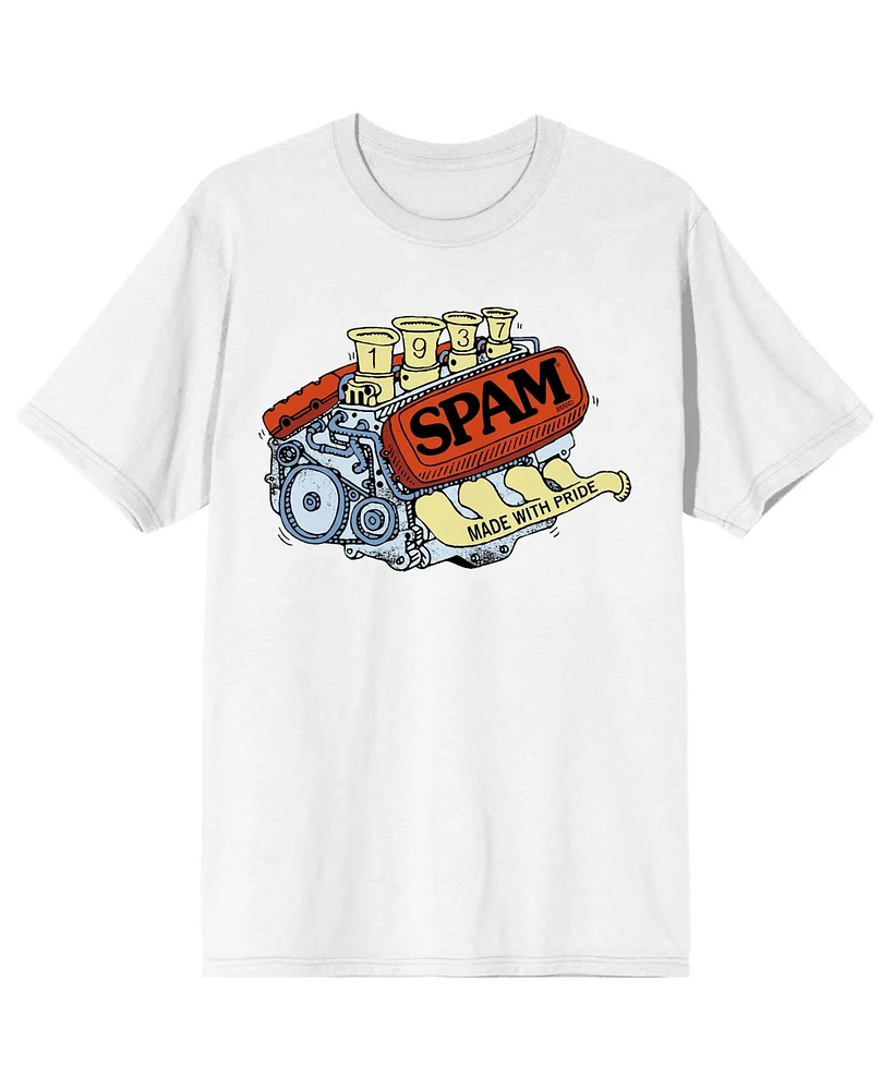 Spam Big & Tall The Original 1937 Made With Pride Machine White T-Shirt - 4XLB