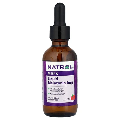 Natrol Liquid Melatonin Berry 1 mg