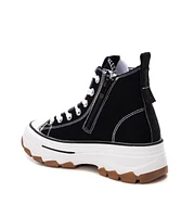 Women's Casual Canvas High Top Sneakers By Xti