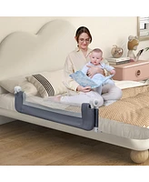 Foldable Bed Rail Swing Down Baby Guard