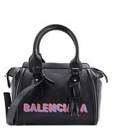 Pre-Owned Balenciaga Small Monday Bowling Bag Leather