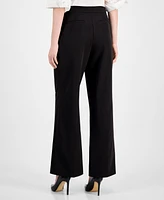 T Tahari Women's High-Rise Wide-Leg Pants