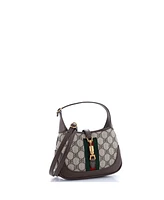 Pre-Owned Balenciaga Mini x Gucci The Hacker Project Jackie 1961 Hobo Bb Coated Canvas