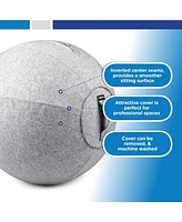 Bintiva Stability Ball with Felt Cover - 65cm