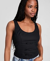 And Now This Women's Bow-Trim Sleeveless Top, Exclusively at Macy's