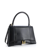 Pre-Owned Balenciaga New Medium Hourglass Top Handle Bag Leather