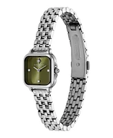 Olivia Burton Women's Grosvenor Mini Silver Tone Bracelet Watch, 20mm