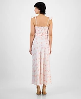 And Now This Women's Crisscross Ruffled Slip Dress, Exclusively at Macy's