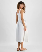 And Now This Women's Sleeveless Corset Midi Dress, Exclusively at Macy's