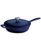 Tramontina Enameled Cast Iron 10" Skillet with Lid