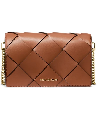 Michael Kors Jet Set Small Flap Chain Leather Crossbody