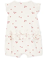 Carter's Baby Girls Tomato-Print Snap-Up Cotton Romper