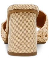 Dv Dolce Vita Women's Honey Raffia Block-Heel Dress Sandals