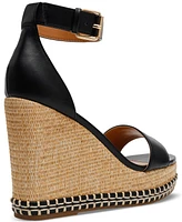 Dv Dolce Vita Women's Tammara Ankle-Strap Platform Whipstitch Wedge Sandals