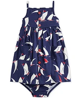 Polo Ralph Lauren Baby Sailboat-Print Jersey Dress