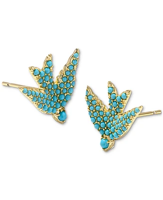 Kendra Scott 14k Gold-Plated Melody Bird Stud Earrings