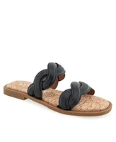Aerosoles Women's Colette Round Toe Slide Sandals