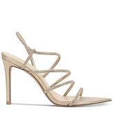 Jessica Simpson Women's Vioreena Strappy Rhinestone Stiletto Dress Sandals