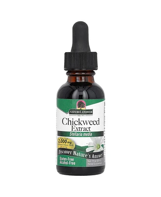 Nature's Answer Chickweed Extract Alcohol-Free 2 000 mg