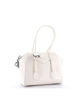 Pre-Owned Givenchy Mini Antigona Lock Bag Leather