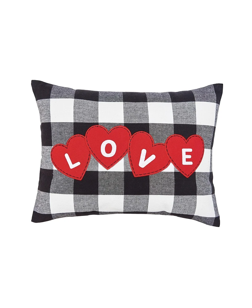 12" x 16" Valentine's Day "Love" Hearts Franklin Accent Throw Pillow