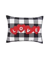 12" x 16" Valentine's Day "Love" Hearts Franklin Accent Throw Pillow