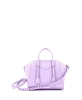 Pre-Owned Givenchy Mini Antigona Lock Bag Leather