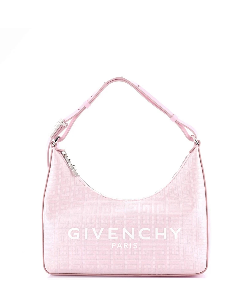 Pre-Owned Givenchy Small Moon Cut Out Bag 4G Coated Canvas