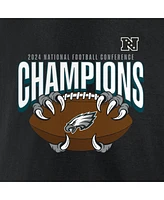 Fanatics Men's Black Philadelphia Eagles 2024 Nfc Champions Hometown Not Done T-Shirt