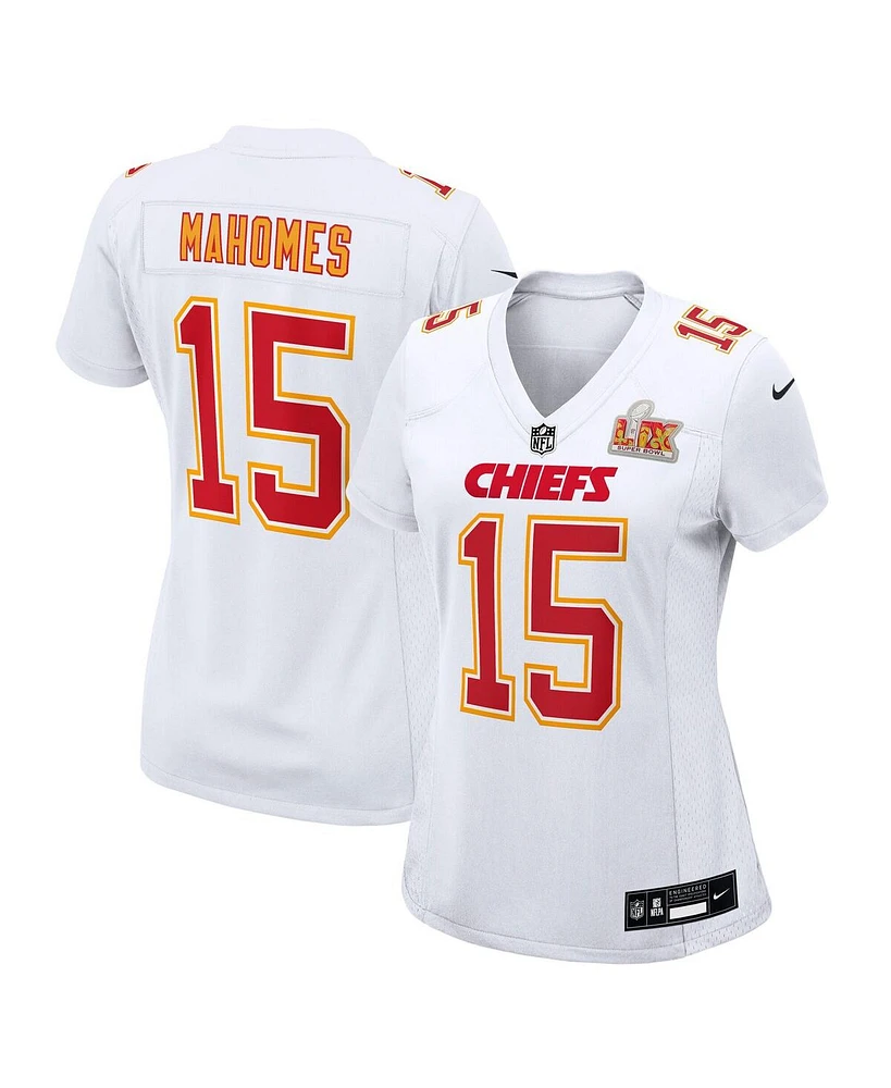 Nike Women's Patrick Mahomes Tundra White Kansas City Chiefs Super Bowl Lix Fashion Game Jersey